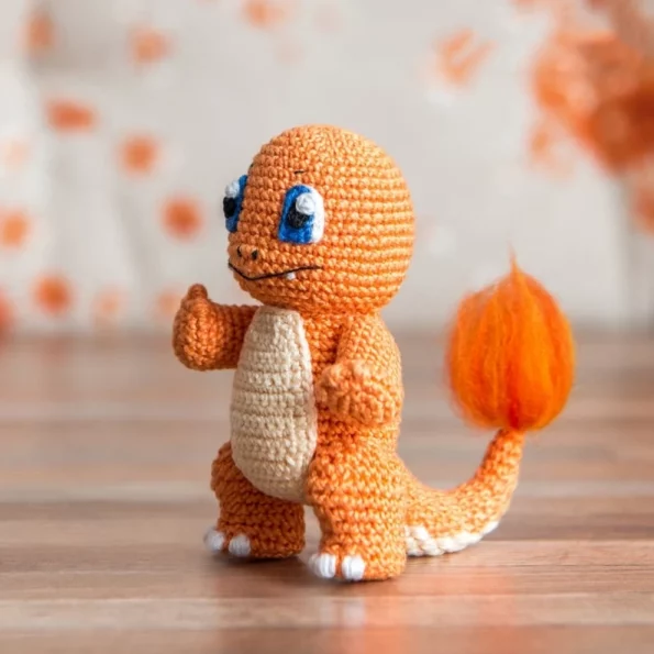 Charmander crochet pattern 2