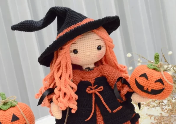 Witch Crochet Pattern, Crochet Witch Hat Pattern