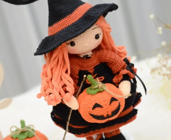 Witch Crochet Pattern, Crochet Witch Hat Pattern