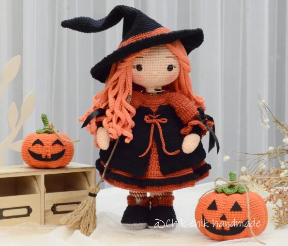 Witch Crochet Pattern, Crochet Witch Hat Pattern