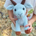 Adorable Crochet Goat Pattern