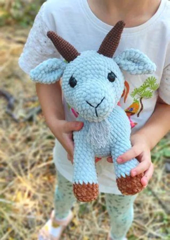 Adorable Crochet Goat Pattern