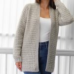 OLIVIA Crochet Cardigan Pattern – Elegant Sweater Women Crochet Pattern | Pullover & Top Cardigan Design