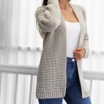 OLIVIA Crochet Cardigan Pattern – Elegant Sweater Women Crochet Pattern | Pullover & Top Cardigan Design