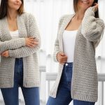 OLIVIA Crochet Cardigan Pattern – Elegant Sweater Women Crochet Pattern | Pullover & Top Cardigan Design