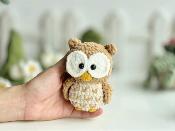 Owl Crochet Handle