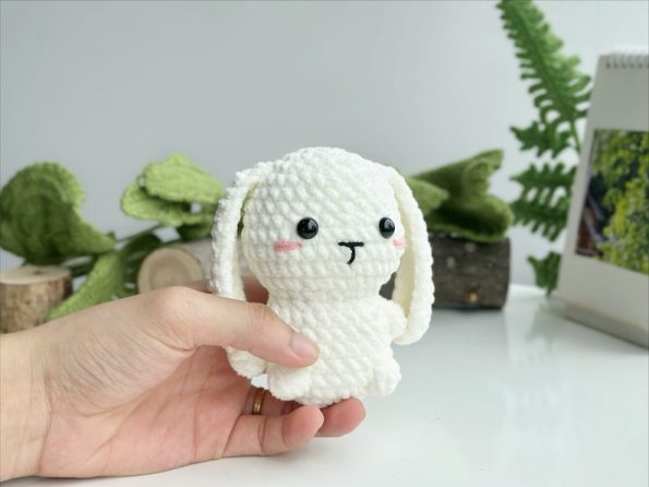 Front view of Bunny Crochet