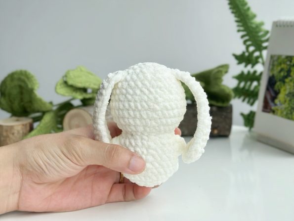 Back view of Bunny Crochet