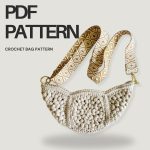 Crochet bag pattern, Granny Square Crossbody Bag Crochet Pattern 1